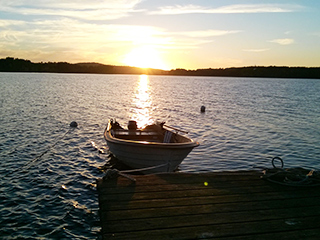 Angelurlaub Schweden Ferienhaus mit Boot