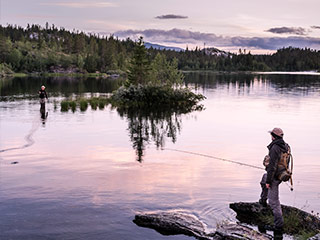 Fliegenfischen Kiruna